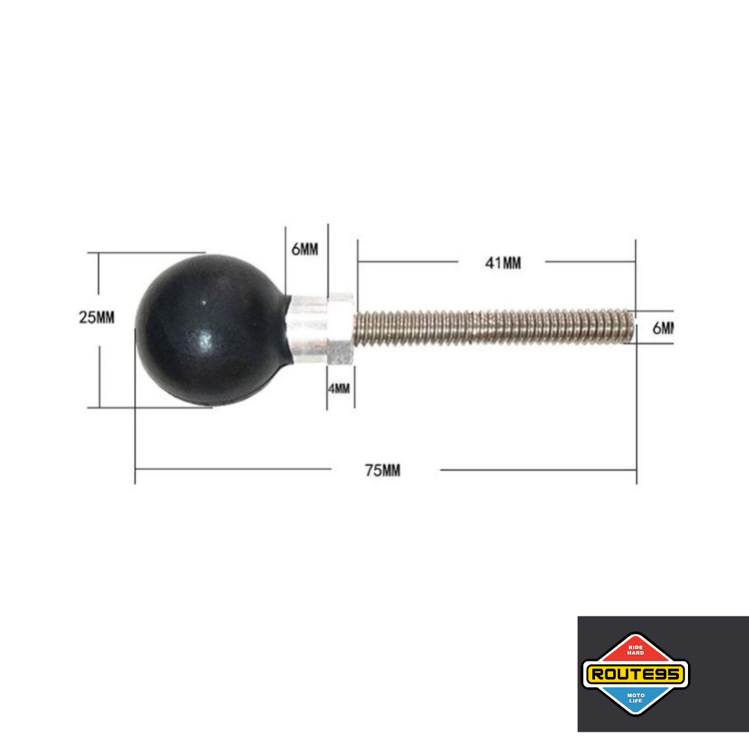 1 Inch Ball Base with M6 Bolt