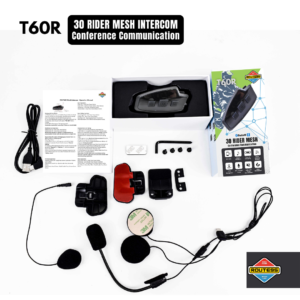 Route95 T60R Mesh HD Universal Intercom For Helmet