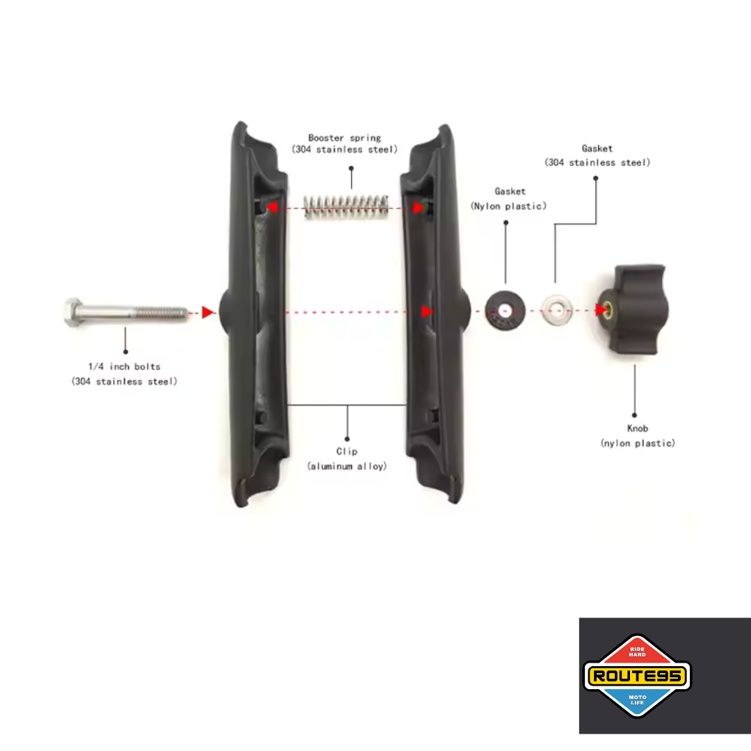 Twist n Go Phone Holder with Fork Stem Mount