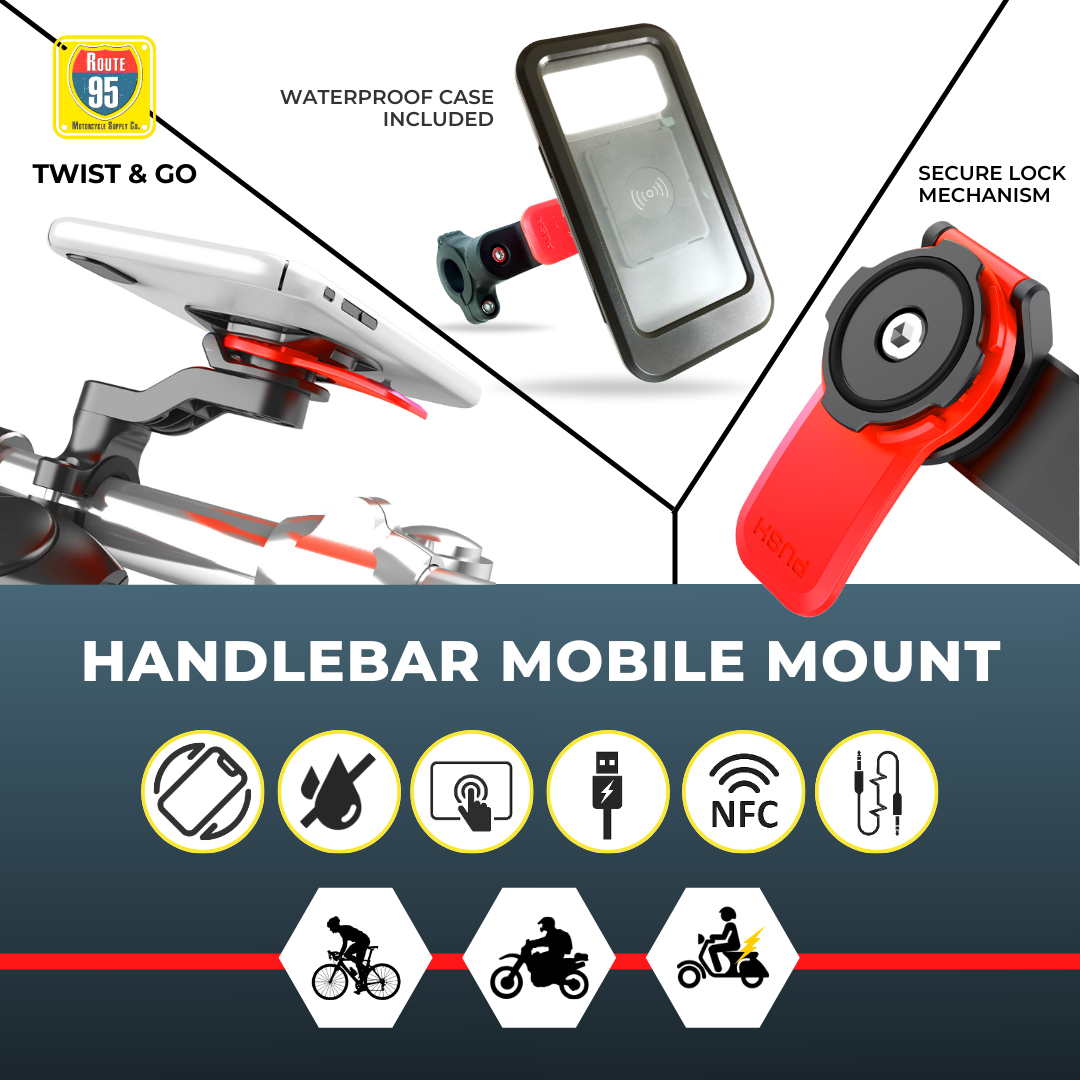 Route95 Twist & Go Handle Bar Phone Mount