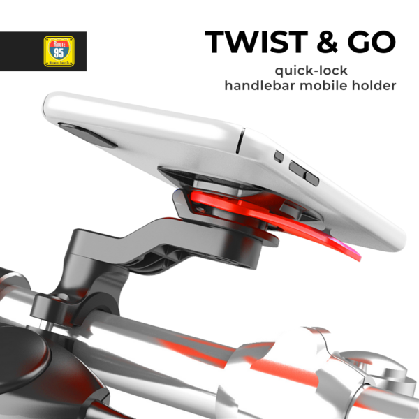 Route95 Twist & Go Handle Bar Phone Mount