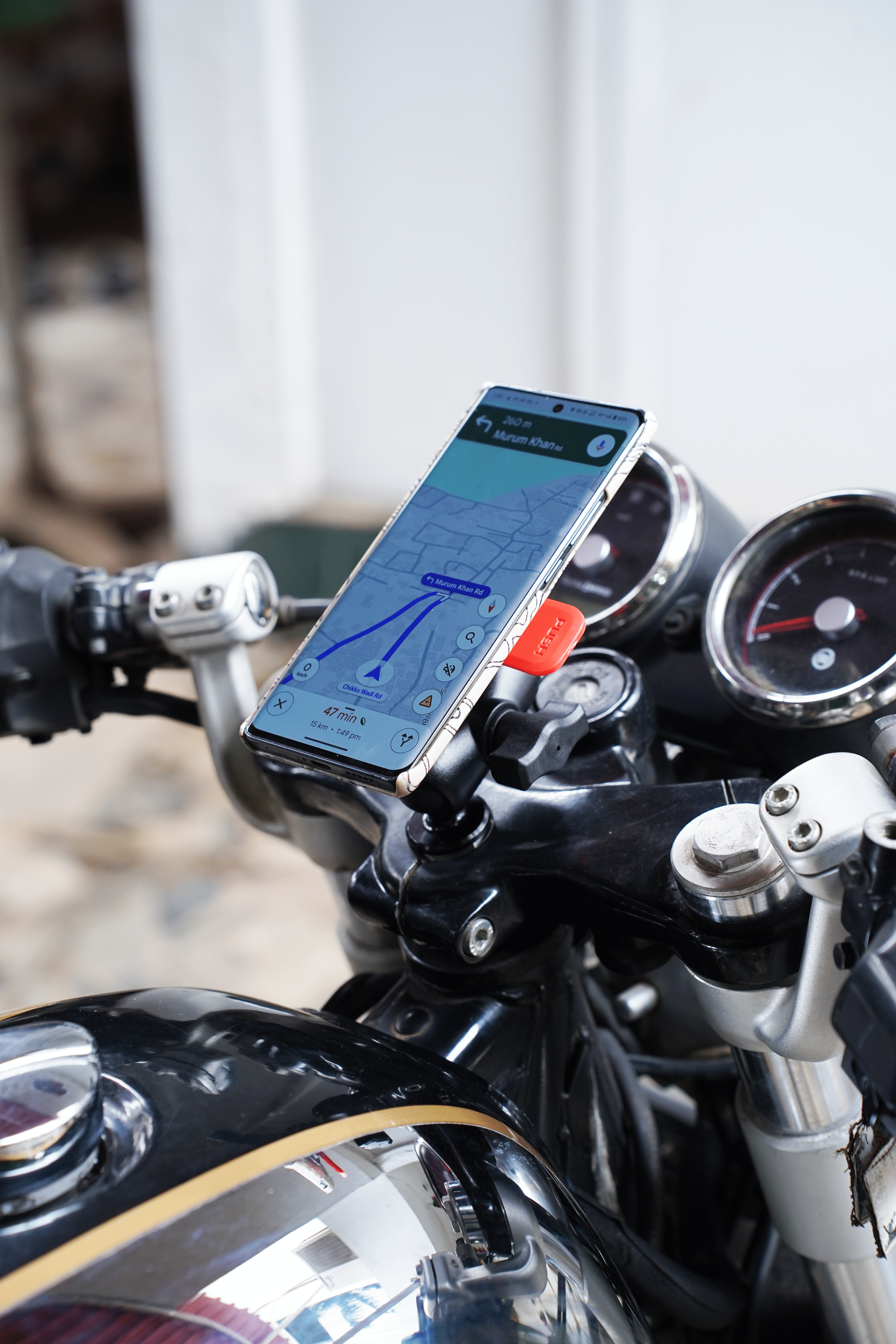 Twist n Go Phone Holder with Fork Stem Mount for GT 650