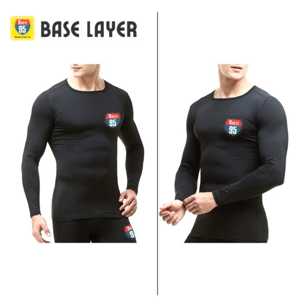 Route95 Base Layer T-Shirt – Top (Black)