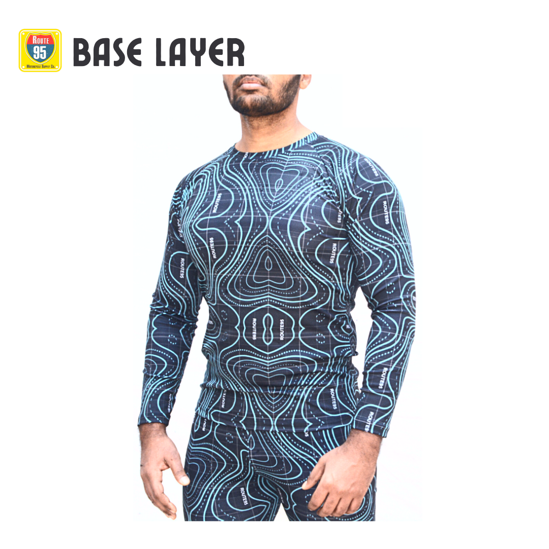 Route95 Base Layer T-Shirt – Top (Blue)