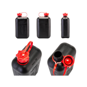 FuelFriend®-PLUS 1.5 liters EXTRA STRONG BLACK - small Petrol Can Mini  Reserve Canister + Outlet Pipe Lockable - perfect for motorcycles, cars and  more : : Automotive